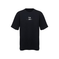 Футболка оверсайз «Vienna» унисекс , черный с нанесением Трафарет Скульптура 2 цвета